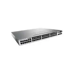 Cisco Catalyst 3850-48T-S - Commutateur - C3 - Géré - 48 x 10 - 100 - 1000 - de bureau, Montable ... (WS-C3850-48T-S-RF)_1
